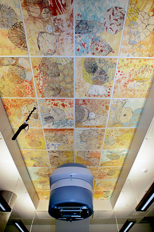 Eva Isaksen - Installation Bodø, Norway - Ceiling of Scanning Room