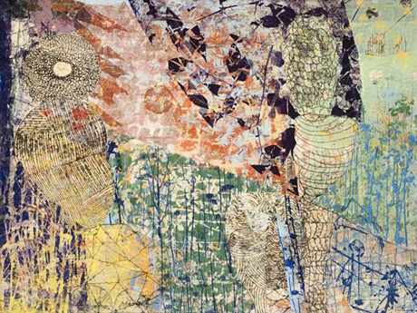 Eva Isaksen - Works on Canvas - Steep