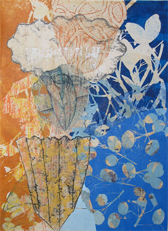 Eva Isaksen - Works on Paper - December Blue III