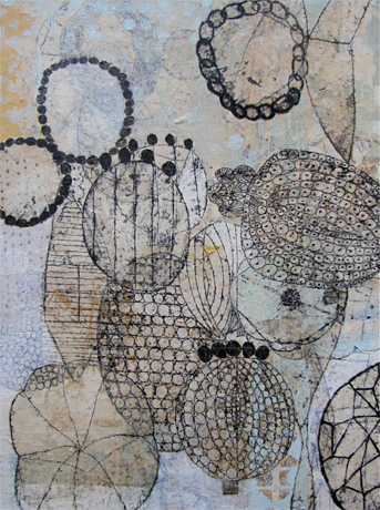 Eva Isaksen - Works on Canvas - Seeds and Beads